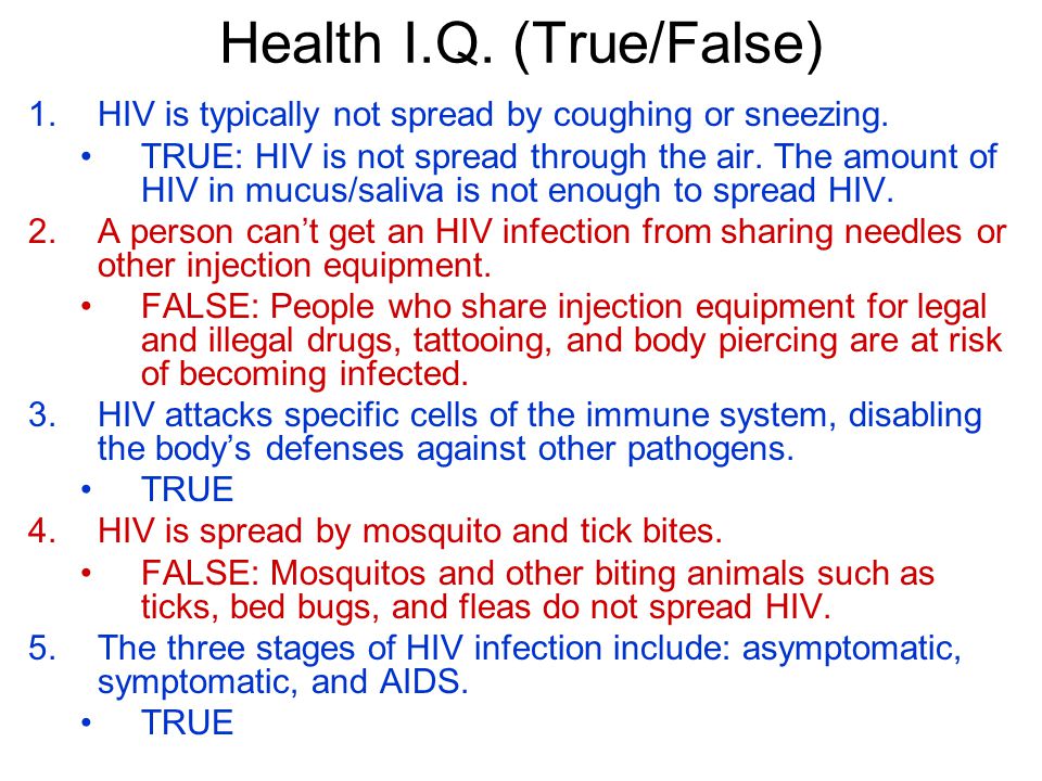 How mosquitos cannot transmit hiv aids